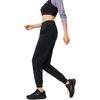 Li Ning Fitness Series повседневные дышащие удобные мягкие трикотажные спортивные брюки женские брюки черные AKLU140-1
