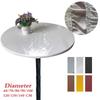 6 Colors Round 60-130cm Elastic Fitted Tablecloth Protector Table Cover Waterproof
