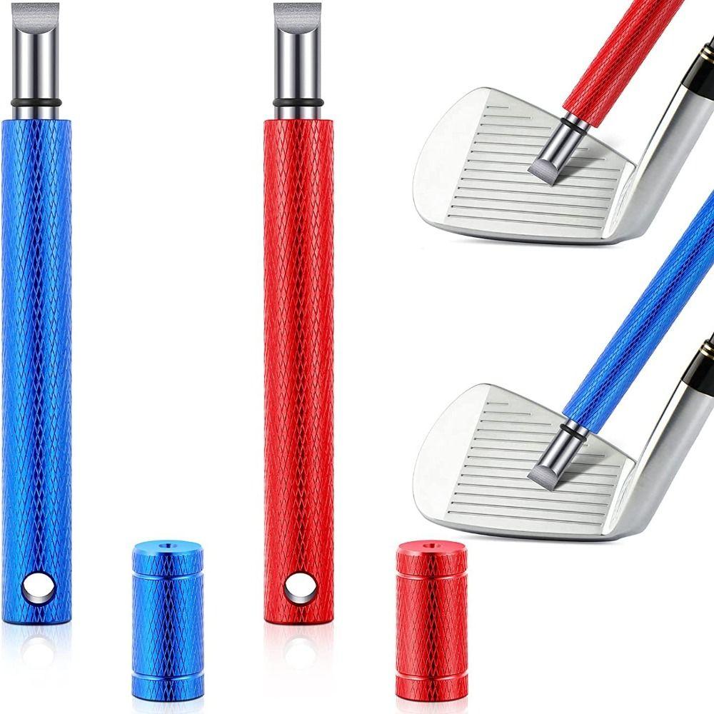 Aluminum Zinc Zinc Alloy Golf Club Head Cleaner Anti-slip Golf Club Groove Sharpener Pitching