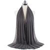 Muslim Chiffon Hijab Scarf Women Long Solid Color Head Wrap For Women Hijabs Scarves Ladies Muslim Veil Jersey Hijabs 180*70cm
