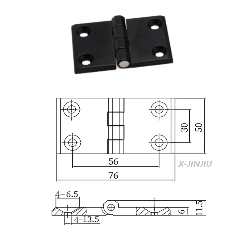 Extension and widening of zinc alloy hinge mechanical equipment electrical cabinet door hinge