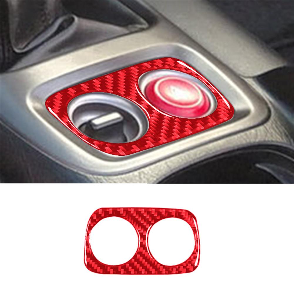 Красная защитная наклейка для украшения интерьера автомобиля для Honda S2000 2000-2009, автоаксессуары из углеродного волокна