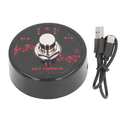 Педаль переворота страниц, портативная педаль Bluetooth с ножным переключением, беспроводная педаль переворота страниц для повышения производительности