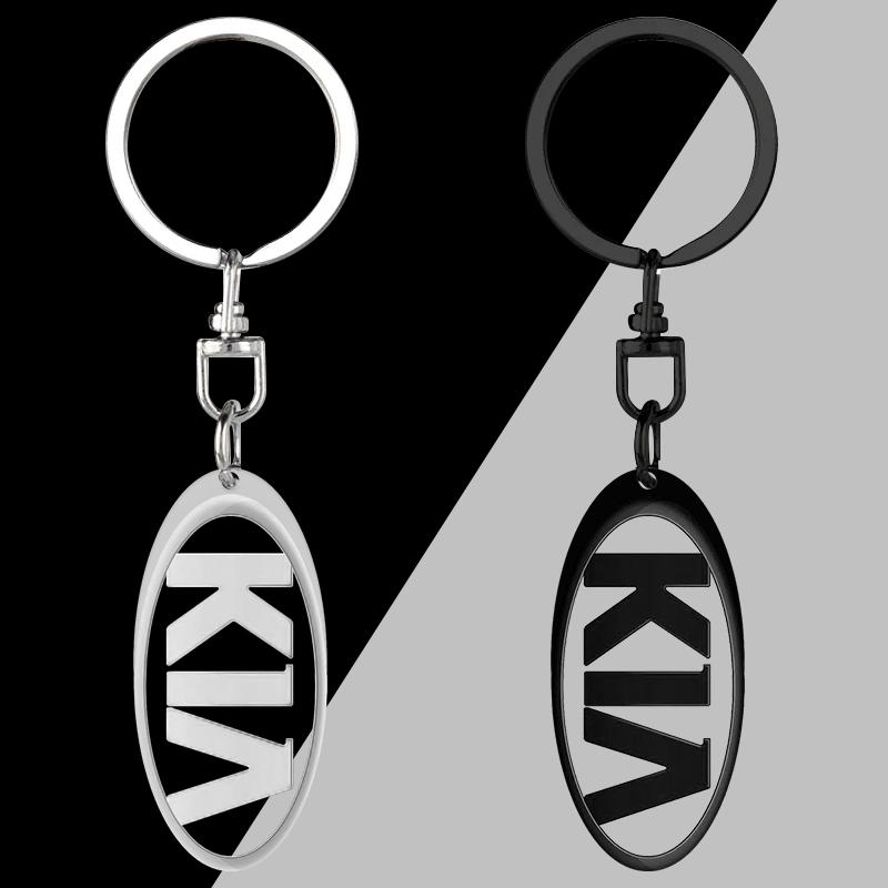 1Pcs Fashion Car Badge Keychain Zinc Alloy Keyrings Auto Accessories For KIA Rio Ceed Sportage Sorento K2 K3 K4 K5 K6 K7 K8 Soul Opeima