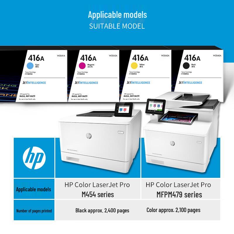 HP Original W2041A Toner Cartridge