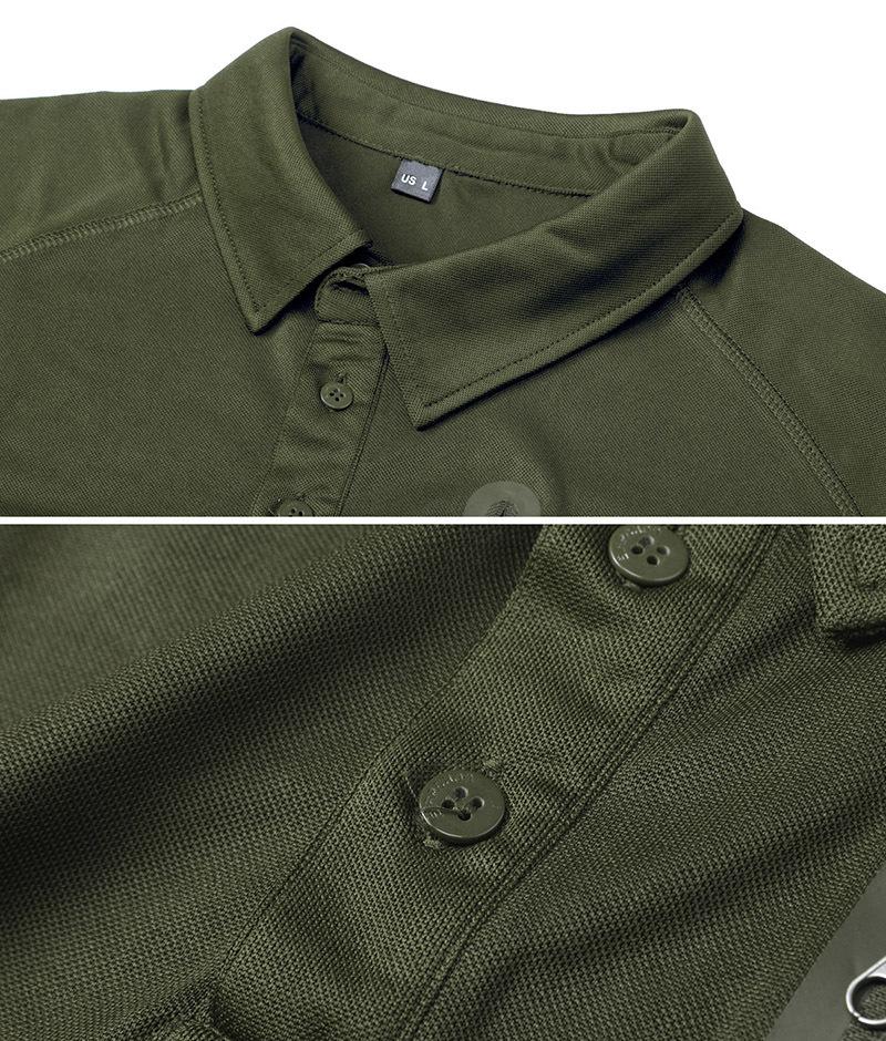 Тактическая походная рубашка-поло для мужчин, летняя дышащая военная футболка Glof Fishig для кемпинга, спортивная футболка с коротким рукавом, размер США, большие размеры