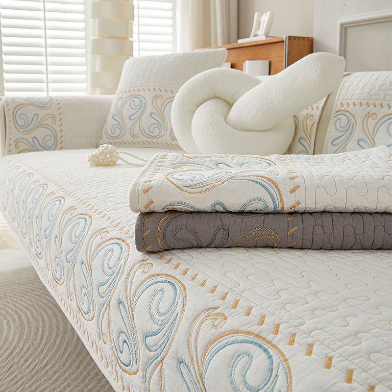 Contemporary Style Sofa Cover – High-Quality Polyester, Non-Slip Pet-Friendly One-Piece Couch Protector Fits Armchairs, Loveseats, 3 & 4-Seater Sofas