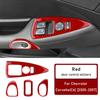 Real Soft Carbon Fiber for Chevrolet Corvette C6 2005 2006 2007 2008 2009 2010 2011 2012 2013 Door Window Button Panel Sticker