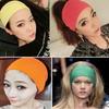 Korean Style Candy Color Wide Women's Headband: 2023 Spring/Summer Elastic Yoga Sports Headwear