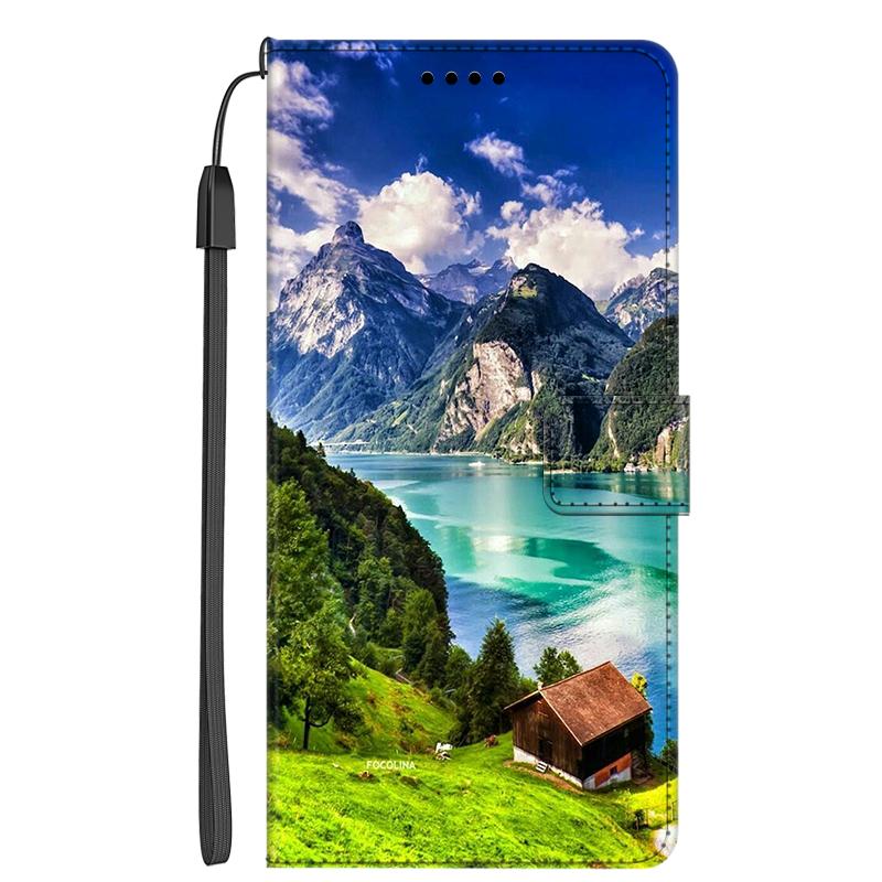 Кожаные чехлы-книжки для ZTE Blade V50 VITA 4G Магнитные Популярные Кошелек Подставка Чехол V 50 VITA Девичьи Чехлы для Мальчиков Цветы Чехол