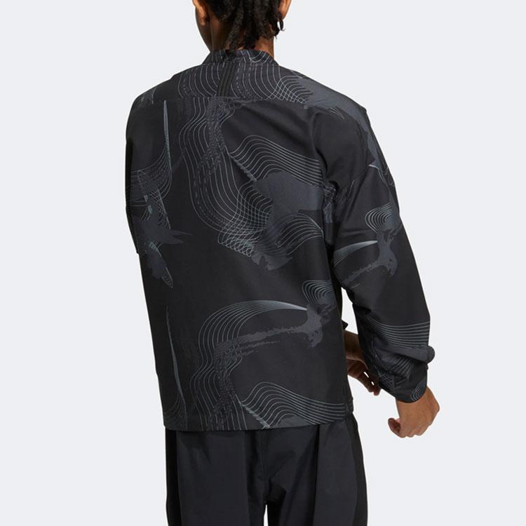 adidas Куртки Мужские Черные Стойка Умеренные Другие (унисекс) Куртки HE5144