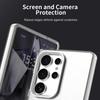 For Samsung Galaxy S23 Ultra Case Magnetic Case Skin Touch Matte Anti Drop TPU+PC Phone Back Cover