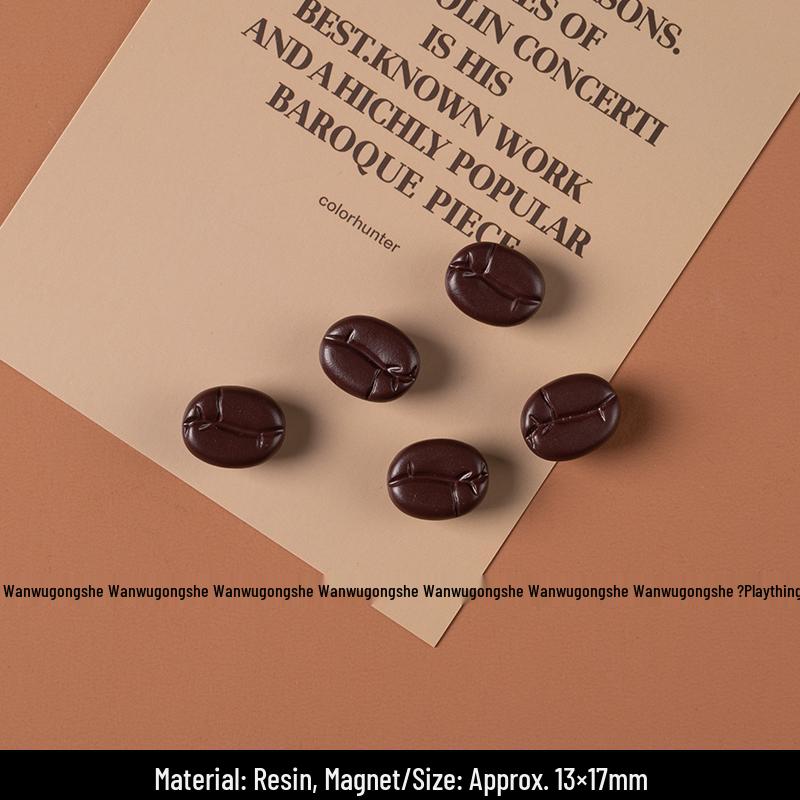 Скандинавский 3D Магнит на холодильник для игры в корейскую еду - Креативная кофейная серия