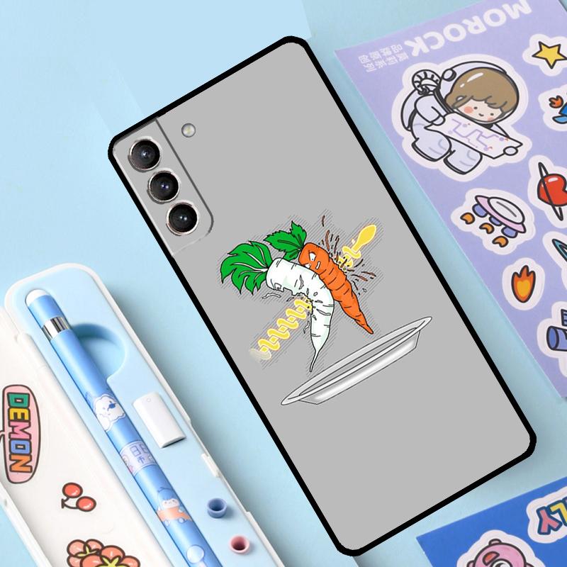 Морковь Овощной Чехол для телефона для Samsung Galaxy S23 S21 S22 Ultra Plus Note 10 20 S8 S9 S10 Plus S20 FE Чехол