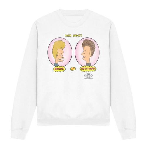 Унисекс свитшот для взрослых Beavis & Butthead 'Головы в овалах'