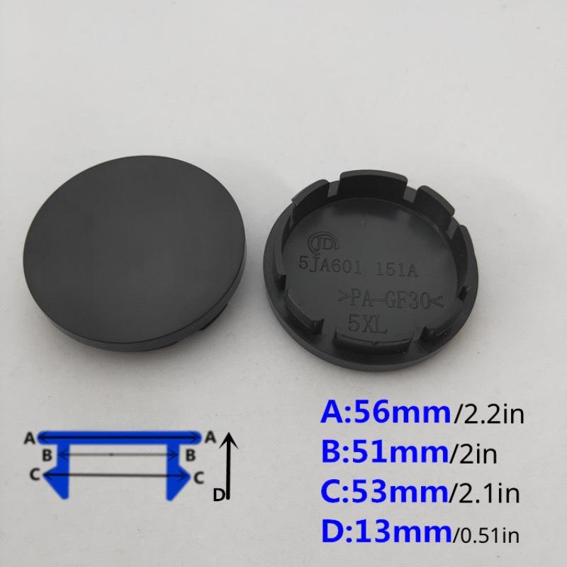4pcs Automobile Modified Universal Hub Center Cap Automobile Hub Cap 56MM Wheel Cap Tire Center Cap Wheel Center Mark Blank Hub Center Cap Wheel Mark