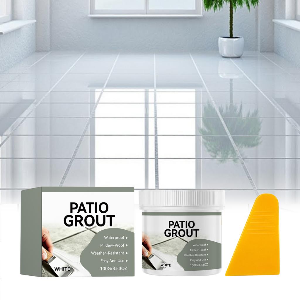 White Tile Grout for Kitchen Wall Floor Gap Repair, Daily Crack Filler, Waterproof & Mildew-Proof, Premium Quality