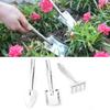 Digging Garden Shovel Bonsai Soil Shovel Rake Portable Stainless Steel Gardening Spade Beach Play