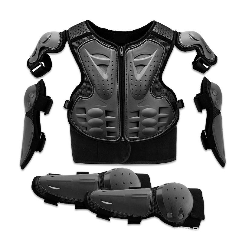 Kids Protective Armor Vest Set Bike Scooter Skateboard Cycling Safety Gear