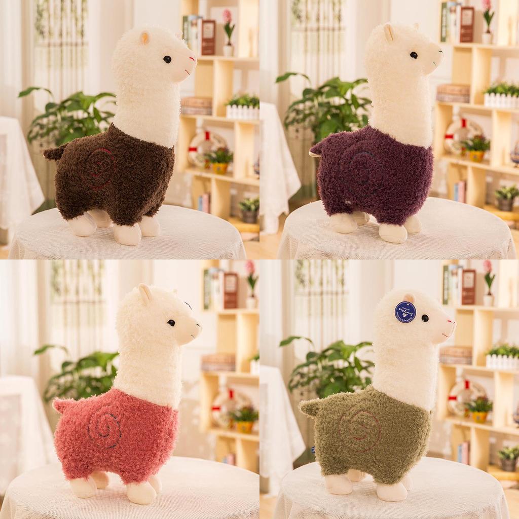 Charming Alpaca Plush Doll Toy Delightfully Crafted As A Small Sheep Stuffed Animal