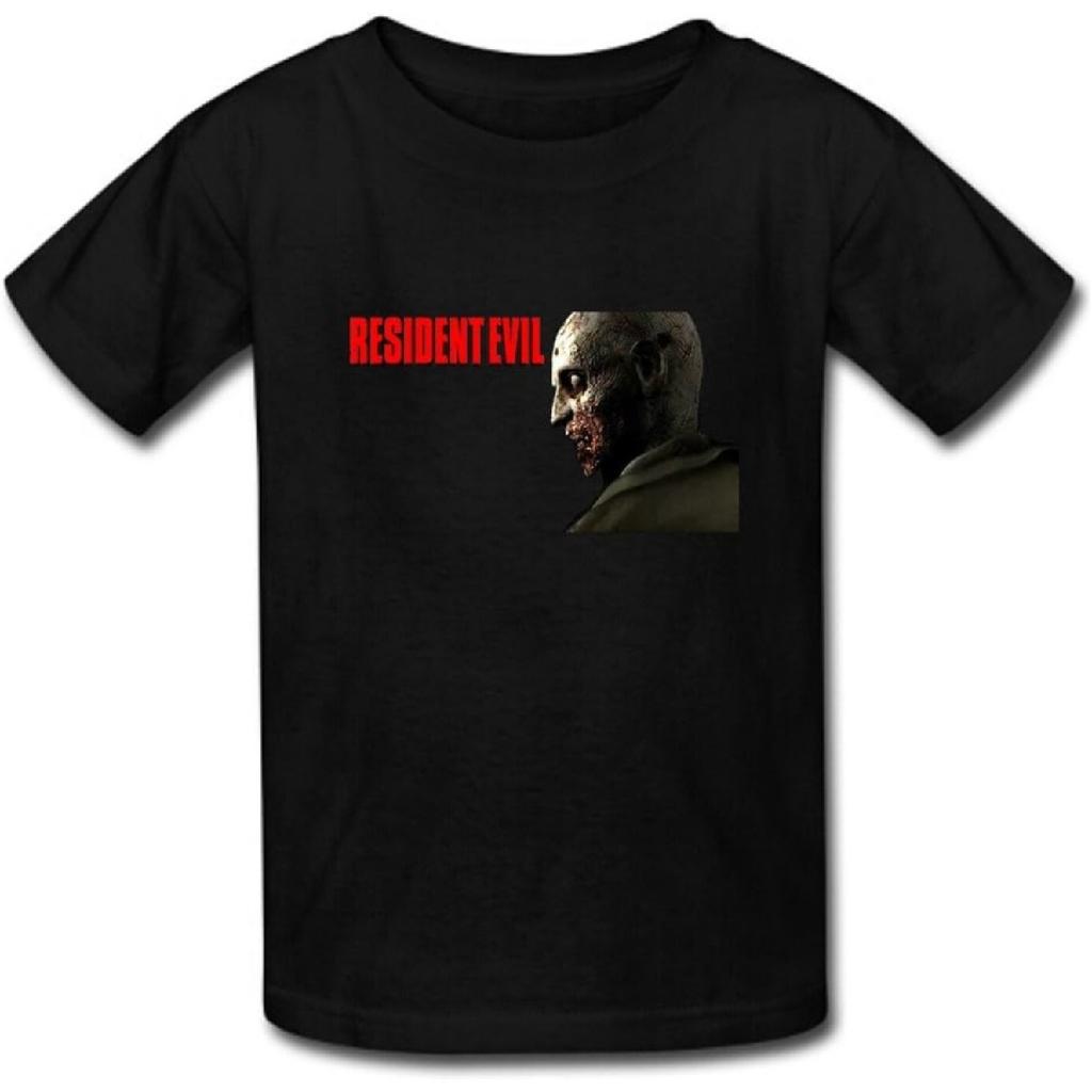Мужская футболка Resident Evil на заказ, принт, хлопок, короткая футболка, США XXXL, черная