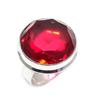 Мозамбикский гранат драгоценный камень ручной работы 925 стерлинговое серебро ювелирное кольцо размер 7 h7r45