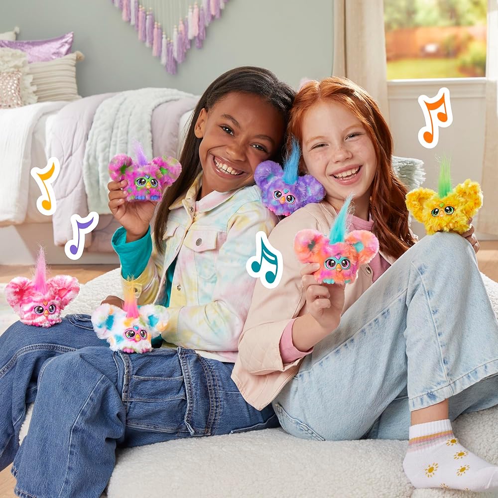 Hasbro Фёрби Фёрблз Мини-Друг 45 Звуков Интерактивная Плюшевая Игрушка Возраст 6+ Разноцветный G1613