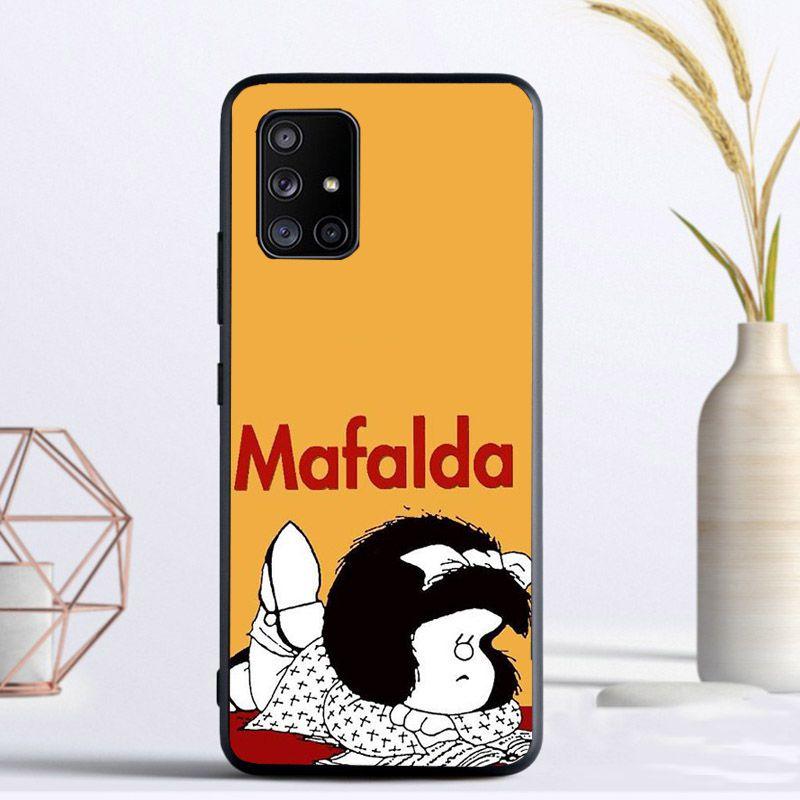 Чехол для телефона Mafalda Funda для Samsung Galaxy A13 A53 A11 A12 A32 A22 A52S 5G A10S A41 A42 A33 A20E A30S A40 A51 A71 A21S Чехлы