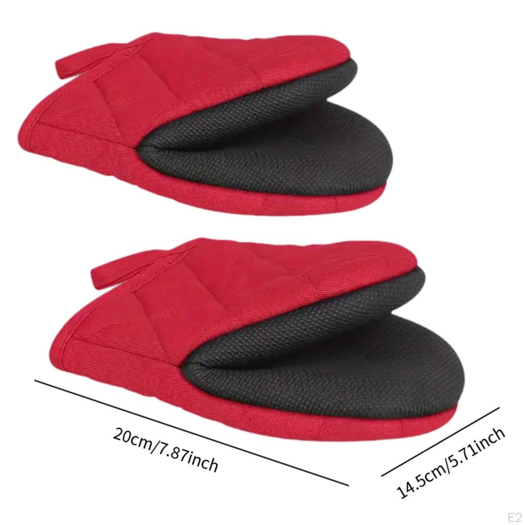 2 шт. в упаковке мини-прихватки с петлей для подвешивания, кухонные принадлежности для микроволновой печи и барбекю