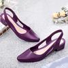New Fashion Casual Sandals Female Korean Style Shallow Mouth Flat Outer Wear Jelly Sandals and Slippers (Shoes Are One Size Smaller)