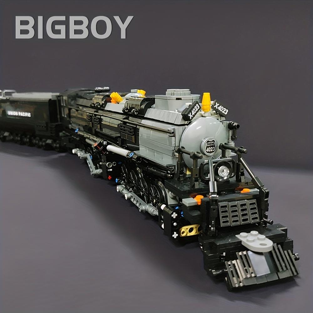 Конструктор Серия «Городское движение» BIGBOY Паровоз Модель Креативная развивающая головоломка для мальчиков и девочек, 1608 деталей