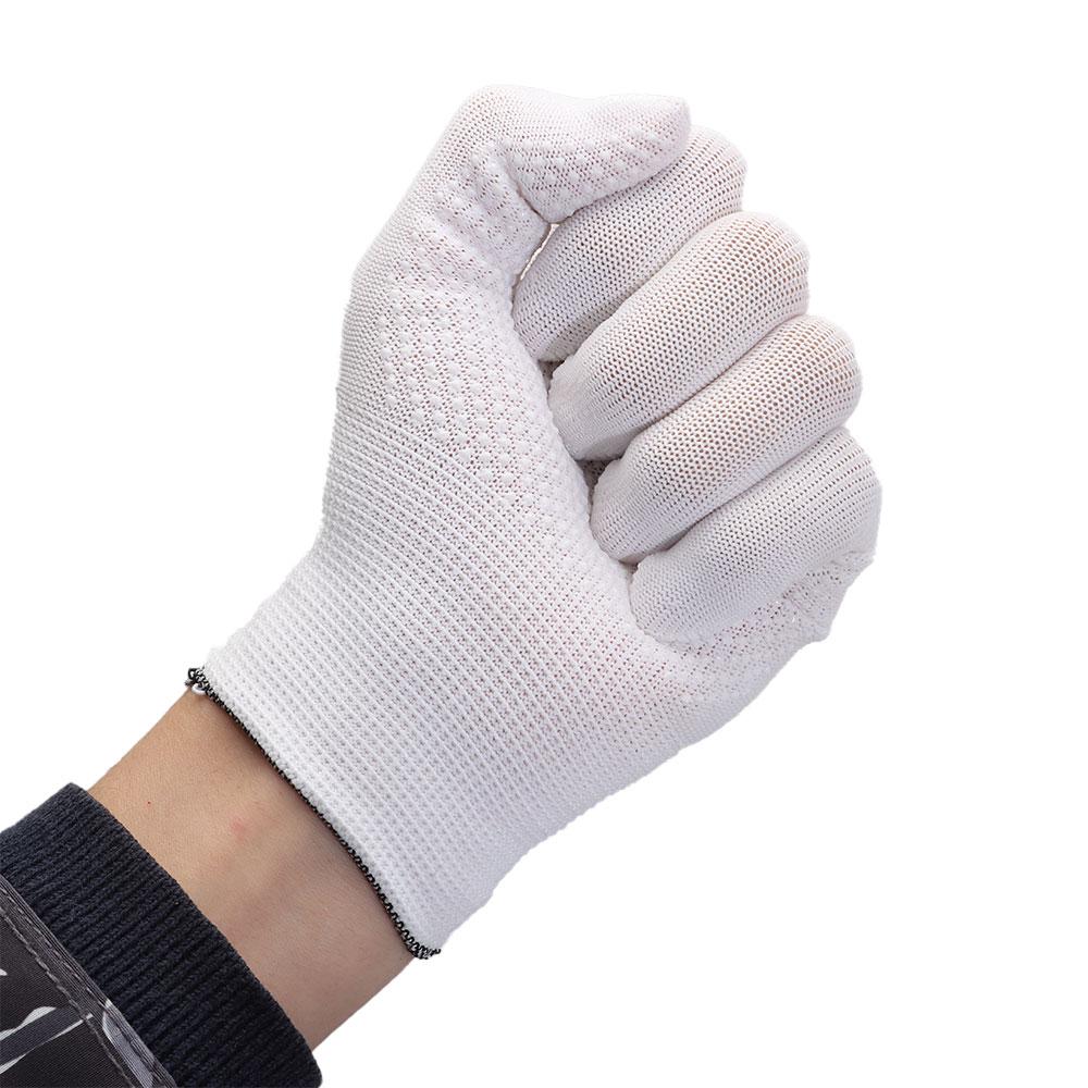 Sun Protection Stretch Full Finger Work Gloves Driving Mittens Anti-Slip Fishing Gloves