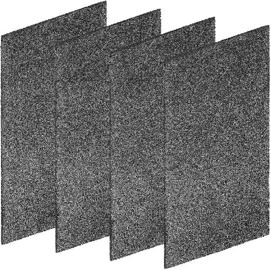 4Pack Replacement Filters for Whynter Portable Air Conditioners Compatible with ARC-14S, ARC-14SH, ARC-141BG and ARC-143MX, Activated Carbon Filters