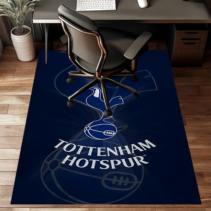 Ковер Tottenham Hotspur с принтом для спальни, гостиной, домашнего декора, нескользящий коврик, коврик для прикроватной тумбочки