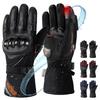 Motorcycle Cold Touchscreen 3M Thinsulate Carbon Motorcycle Racing Impact Unisex Gloves, Winter, Protection, Waterproof, Compatible, Fiber, Gloves,