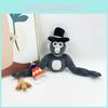 Новая плюшевая игрушка Gorilla Tag Monke, мягкая кукла с шляпой, высотой 25 см