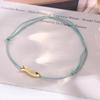 Blue Rope Fish Hollow Geometry Anklets Copper  Fashionable   Women