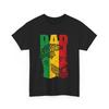 Dad Shirt, African Colors Black Man Father‘s Day T-shirt
