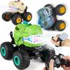 Stunt Remote Control Dinosaur Spray Car Light Sound Effect Electric Model Big Foot Off-road Climbing Car Toy