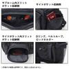 Daiwa Hip Bag (D) Spiral Black 16 X 34 X 23 Cm