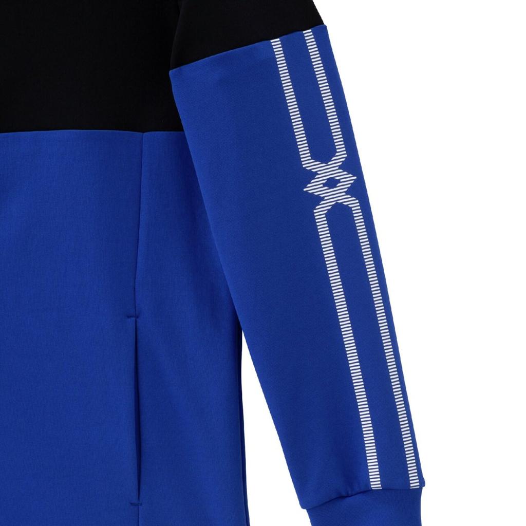 Training Wear MCL Surf Blue x Size L [Mizuno] Warm-up Jacket, Sweat-wicking, Quick-drying, Stretch, 32MCD110, Unisex, Black,