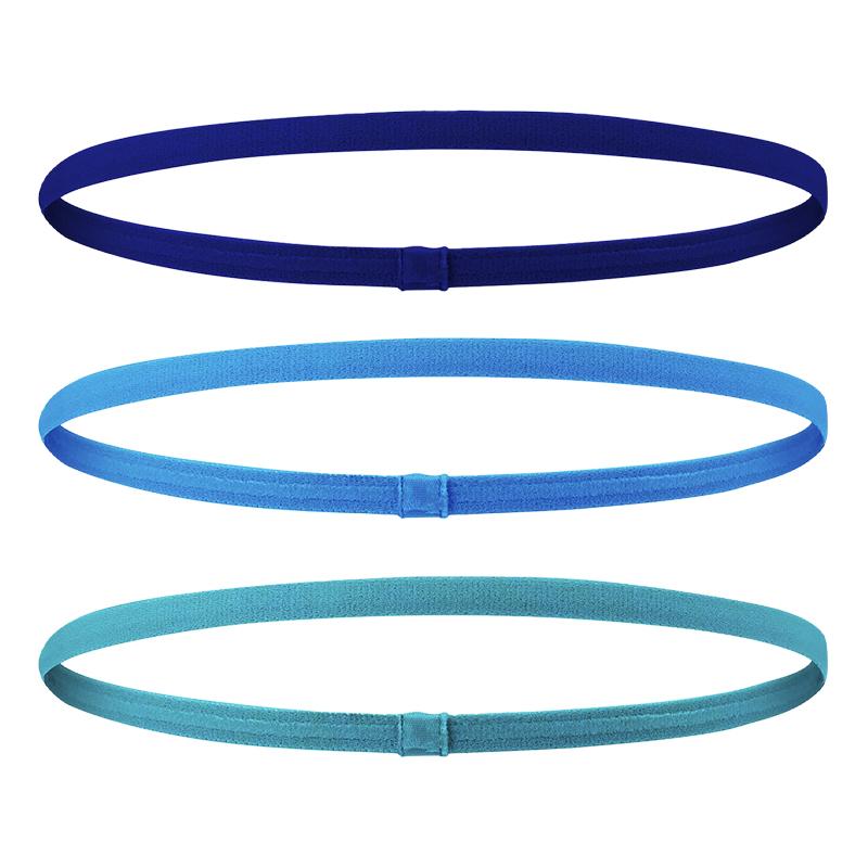 Новые конфетные цвета женские и мужские повязки для йоги спортивные повязки на голову нескользящие беговые эластичные резиновые повязки на голову аксессуары для волос