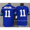 Mens Seattle Seahawks NFL Football Jersey 11 Njigba Cotton Sport Tee Basketball Fans Fall Winter