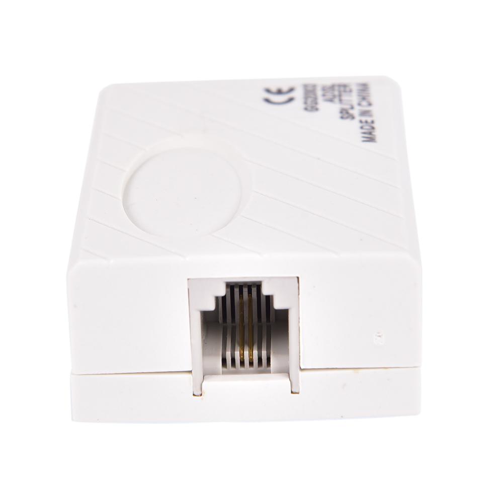 1Pc Telephone RJ11 Line ADSL Modem Broadband Phone Voice Splitter Filter Junction Box