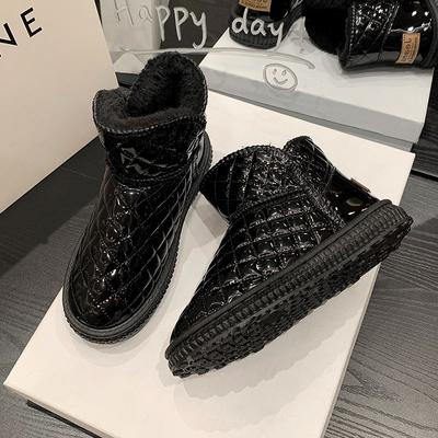 Модные новые нескользящие зимние женские ботинки для отдыха на природе 2024 года, горячая распродажа женских ботинок, модные женские ботинки для отдыха на природе с круглым носком Botas Mujer