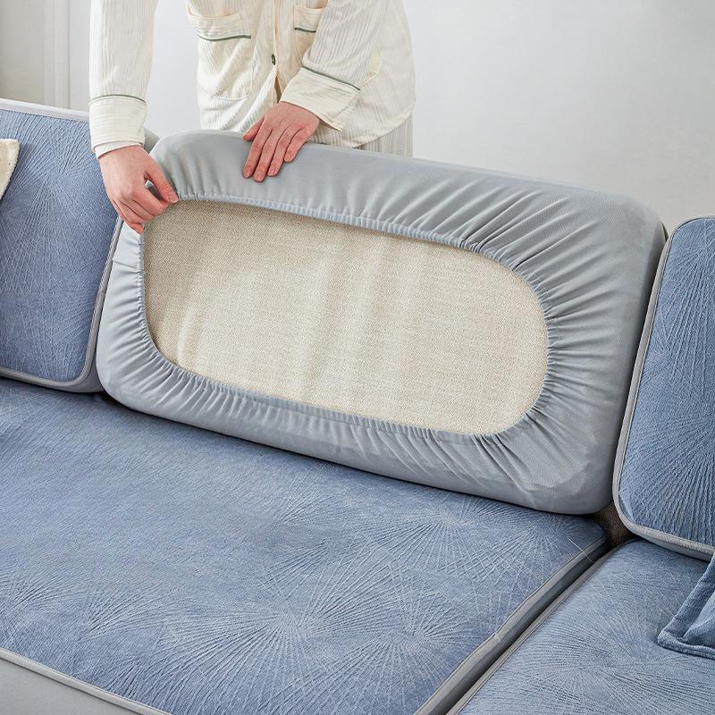Комбинированная диванная подушка из синели, универсальный чехол для дивана Four Seasons, универсальный универсальный чехол, нескользящий тканевый чехол