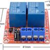 [2-Pack] 12V Relay Module 2-Channel Relay Switch with Optocoupler Isolation H
