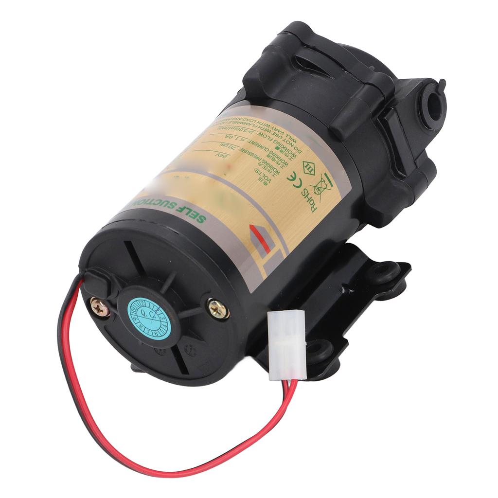 Water Purifier Booster Pump Mute Self Priming Automatic Step Up Water Pump for RVs Campers 24V