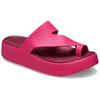 Crocs Mousse Casual Fashion EVA Anti-Friction Slide Sandals Women Sandals Magenta 210834-6ZQ