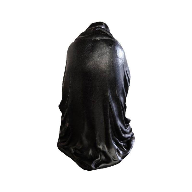 Ghost Wizard Robe Sculpture: Retro Quirky Party Ornament & Gift